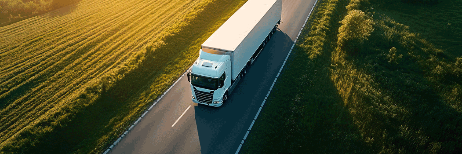 truck on road truck on road